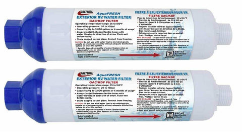 INLINE WATER FILTER  2 PK CARDED