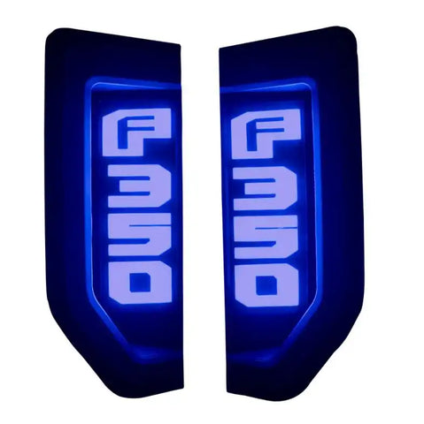 RECON ACCESS 264484BK 17-19 FORD F350 ILLUMINATED EMBLEMS
