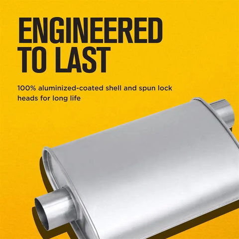 DYNOMAX 17704 TURBO MUFFLER 18' SO 2'