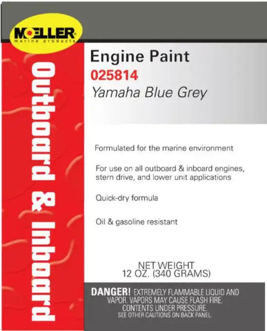 YAMAHA BLUE GRAY ENG PAINT