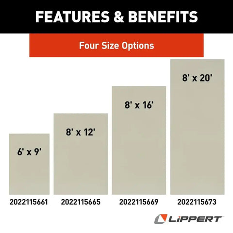 LIPPERT OUTDOOR PATIO RUG - SAGE  8