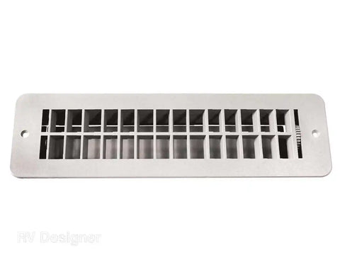FLOOR REGISTER W/DAMPER-W