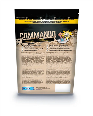 WALEX CMDOBGCA COMMANDO BLACK TANK CLEANER -