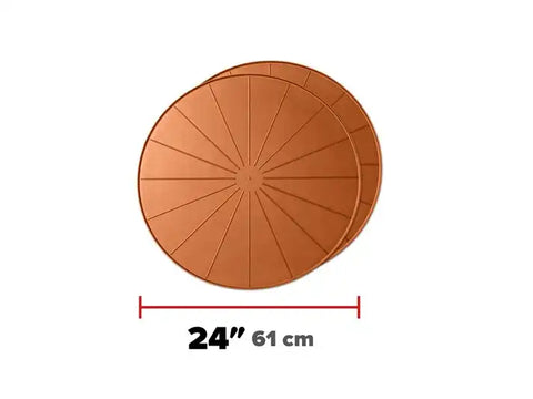 WEATHERTECH 8A24CST2PKTC TERRACOTTA 24 ROUND COASTERS-