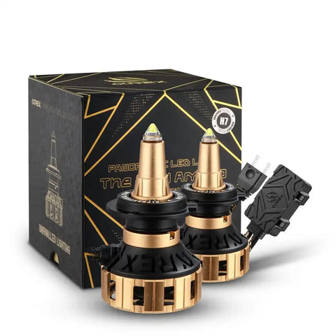 ALPHAREX USA 110012 BLACK AMMO PANORAMIC BULD H11 PAIR