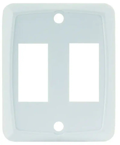 DOUBLE FACE PLATE  WHT