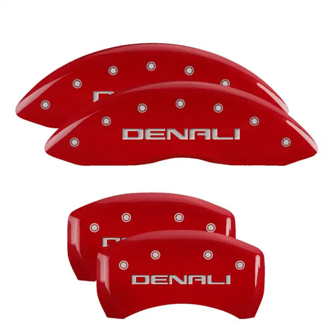 SET OF 4 CALIPER COVERS  ENGRAVED F