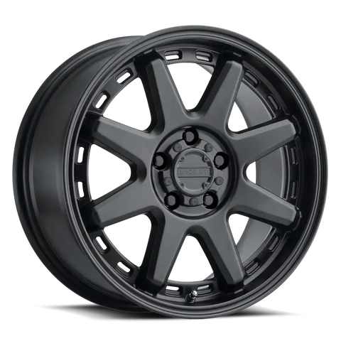 RACELINE 947B-21050-19 SCOUT SATIN BLACK 20X10 5X127 -19M