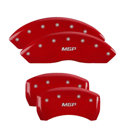 SET OF 4 CALIPER COVERS  ENGRAVED F