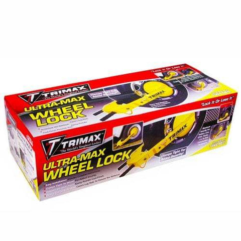 Trimax Locks TWL100 Trailer Wheel Locking Boot ULTRA MAX WHEEL LOCK