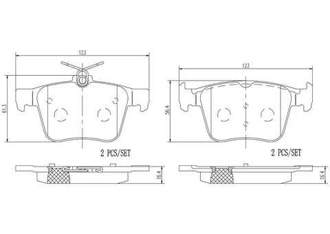 DISC BRAKE PAD SET