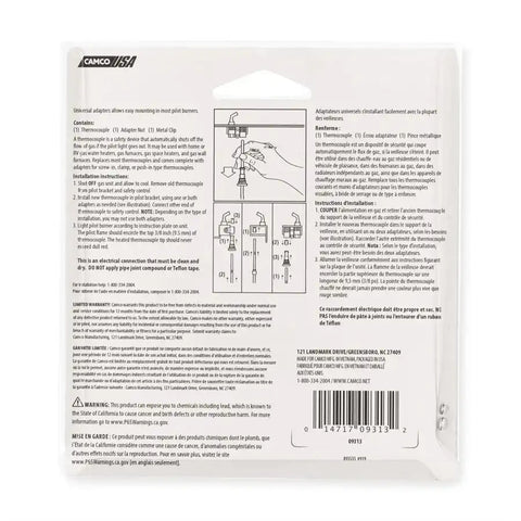 CAMCO 09313 THERMOCOUPLE - 30'