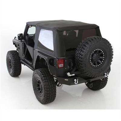 Smittybilt 9073135K - Bowless Combo Top Kit W/Tinted Windows -Black Diamond, 07-18 Wrangler(JK) 2 Door
