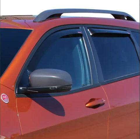 Westin 72-31408 - Tape On Wind Deflector 4 pc. Smoke Crew Cab