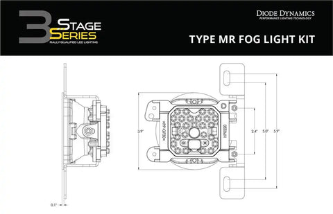 DIODE DYNAMC DD7052 SS3 SPORT TYPE MR KIT ABL WHITE SAE