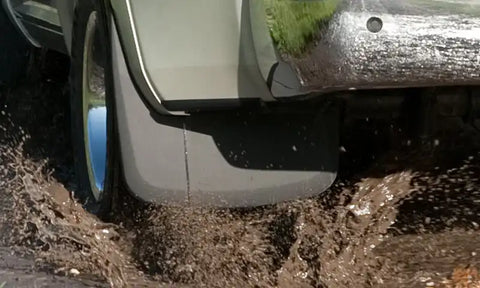 Husky Liners 59071 - Custom Mud Guards Dually Rear for Ram,3500 with OEM Fender Flare