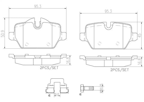DISC BRAKE PAD SET