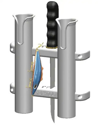 SEA DOG 325028-1 2-POLE ROD STORAGE RACK WHITE