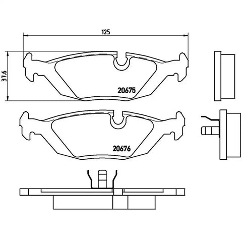 DISC BRAKE PAD SET