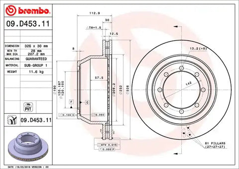 DISC BRAKE ROTOR