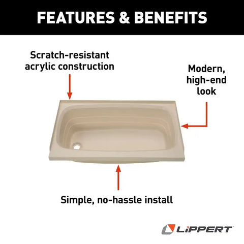 PARCHMENT-LEFT HAND DRAIN