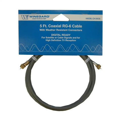 RG6 5' CONN B/E W/O-RING