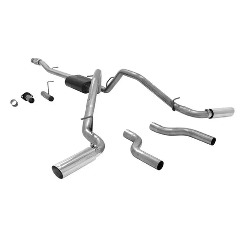 Flowmaster 817680 Exhaust System Kit American Thunder  Cat Back System 409S Stainl