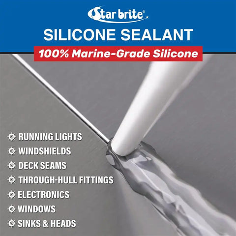 SILICONE SEALANT 10.3OZ CLR - CA