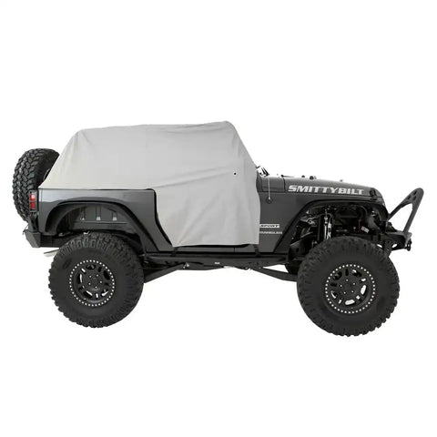 Smittybilt 1068 - Cab Cover W/Door Flap Water Resistant Gray