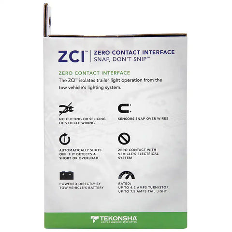 Tekonsha 119251 Tail Light Converter ZCI  Adapts Vehicles With Separate Turn and Stop Lights With Installation Wiring Kit