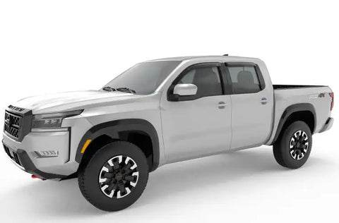 Auto Ventshade (AVS) 94788 - Ventvisor Deflector Smoke Outside Mount 4 pc. 2022-2024 Nissan Frontier
