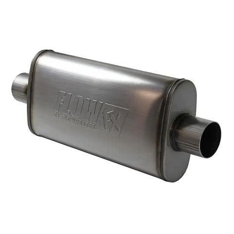 Flowmaster 71249 FlowFX Muffler Universal 3 in. Inlet/Outlet Center 409 Stainless Steel