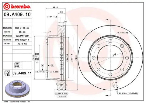 DISC BRAKE ROTOR