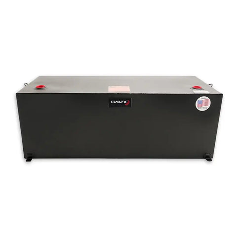 98 GAL MATTE BLK STEEL RECT TANK