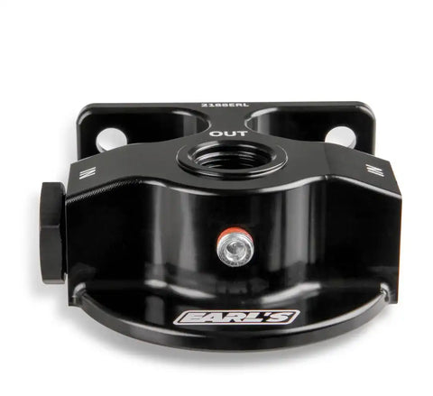 EARL'S 2188ERL BILLET REMOTE FILTER MOUNT W/-10 OR