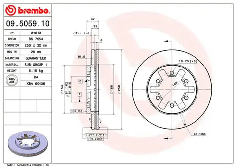 DISC BRAKE ROTOR