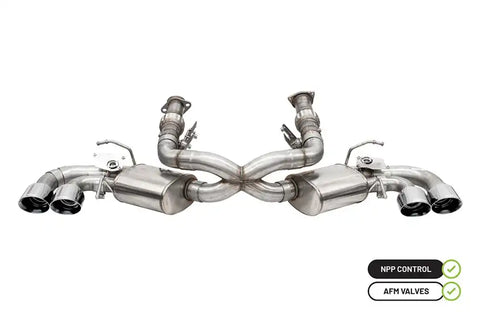 3.0' CAT-BACK 4 VALVE DUAL REAR EXI