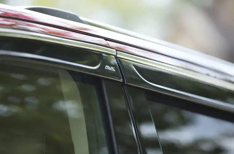 Auto Ventshade (AVS) 794060 - Ventvisor Deflector Smoke w/Chrome Trim Low Profile 4 pc.