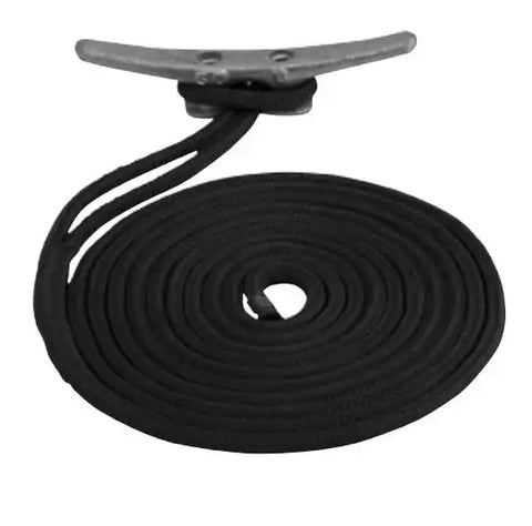 SEA DOG 302110015BK-1 DOUBLE BRAIDED NYLON DOCK LINE