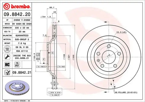 DISC BRAKE ROTOR