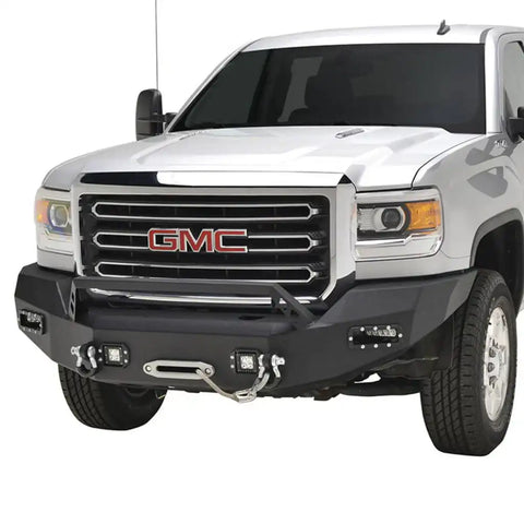 Paramount Automotive 57-0504 - 15-19 GMC Sierra 2500 LED Front Winch Bumper