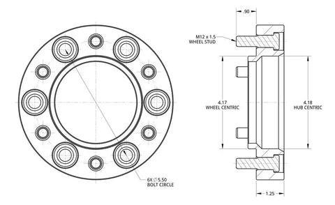 TOYOTA WHEEL SPACER PAIR