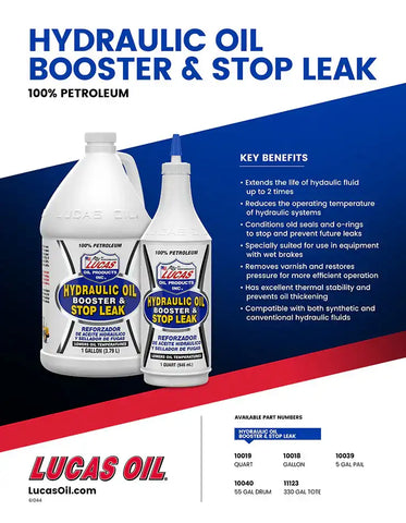 LUCAS OIL 10019 HYDRAULIC OIL BOOSTER/STO