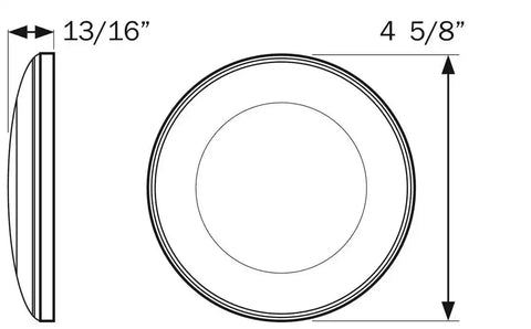 LED INTERIOR LED; 4.5' ROUND;