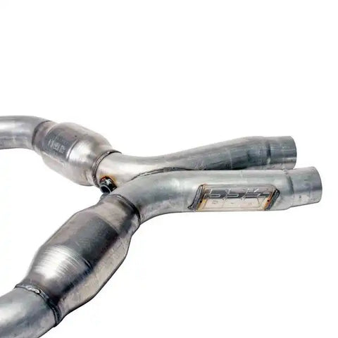 BBK Performance Parts 16431 2005-2010 FORD MUSTANG V6 2-3/4 SHORT MID X PIPE WITH CATALYTIC CONVERTERS