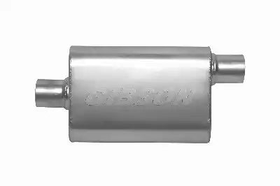 Gibson Performance Exhaust 55161S CFT Superflow Center/Offset Oval Muffler Stainless