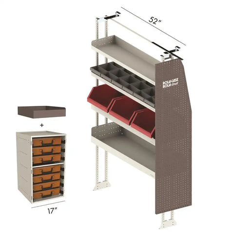 ROLACASE RSFMHRLS-RPSH136 VAN SHELVING LOCKSMTIH BIN PACKAGE