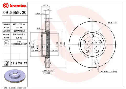 DISC BRAKE ROTOR