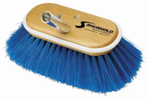 SHURHOLD IND 970 6' DECK BRUSH EXTRA SOFT BLUE NYLON