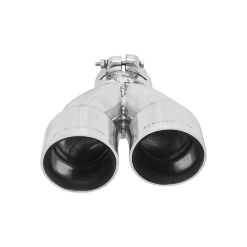 Flowmaster 15389 Exhaust Tail Pipe Tip 2-1/2 Inch Inlet 3 Inch Dual Outlet Polishe